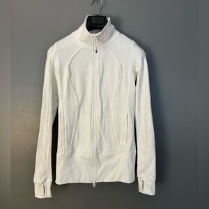 Lululemon white zip up. Size 8